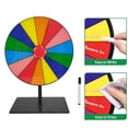 thumbnail image 4 of Wheel Prize Game Turntable Draws Roulette Wheel Tabletop Prize Turntable for Party Teaching Activity Supermarkets, 4 of 8