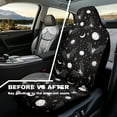 thumbnail image 4 of Yuyamidu Bat Car Seat Cover Full Set for Front Seats Car Interior Accessories Set Sun and Moon Auto Interior Seat Covers Saddle Blanket, 4 of 7
