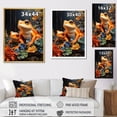 thumbnail image 4 of Designart "Expressive Spirit Of The Frog" Frogs & Toads Floater Framed Canvas Prints, 4 of 5