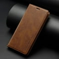 thumbnail image 1 of 1 Pc Durable Artificial Leather Case For Samsung Galaxy S23 Ultra S22 S21 FE Ultra S20 FE Plus A54 A53 A52 A52s Strong Magnetic Flip Cover Rfid Protection, 1 of 4