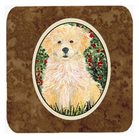 Golden Retriever Foam Coasters, Set - 4