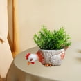 thumbnail image 1 of Maceta de Animales para Jardín, Contenedor de Plantas, Regalo, Decoración de Pascua, Centro de Mesa, Macetero de Resina para Jardín, Interior Y Exteri Pollo, 1 of 8