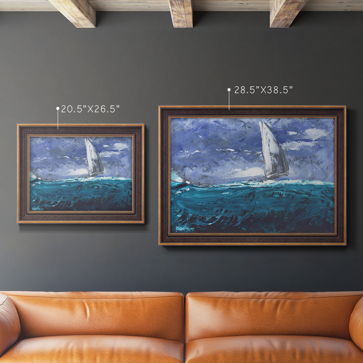 Sail Ho I Premium Framed Canvas- Ready to Hang