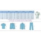 thumbnail image 5 of Camisas Para Hombre Camisa informal de primavera de verano corta Men's de manga y costura de blusa de Men (Mint Green, S), 5 of 6