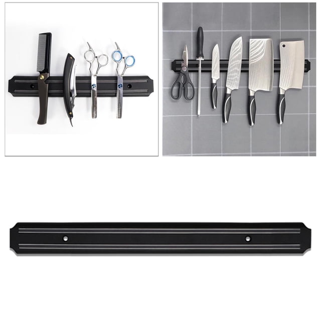 Organizador multiusos de la exhibición del almacenamiento del estante del tenedor la tirarere del cuchillo 48x4.8x1.3cm Baoblaze Titular de la pared de la cocina