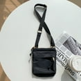 thumbnail image 4 of FENOHREFE Small Retro Nylon Crossbody Bag with Adjustable Strap Shoulder Bags Casual Satchel Purse for Travel and Leisure Use, 4 of 8