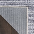 thumbnail image 3 of Nourison Nourison Washables 2'2" x 8' Grey Modern Indoor Non-Slip Flatweave Rug, 3 of 7