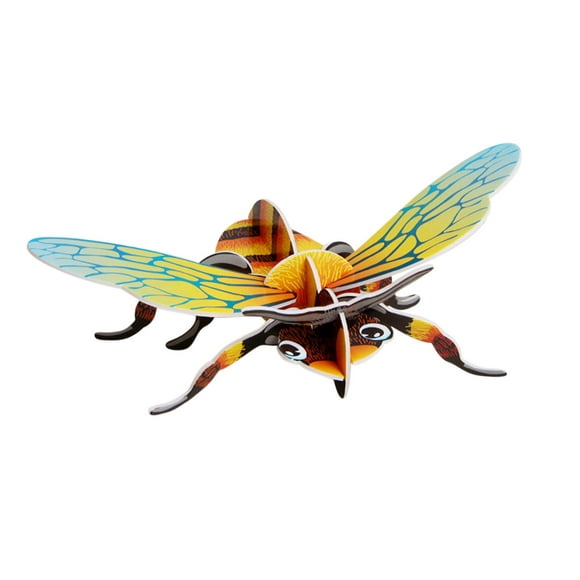 Dvkptbk Papier 3D Tridimensionnel Coccinelle Puzzle Bricolage Assemblé Insectes Jouets pour Enfants