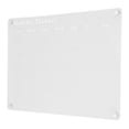thumbnail image 3 of Tablero de planificación Tablero de programación Acrílico transparente Reutilizable Escritura Imán Pad Pizarra de borrado en seco con borrador de marcador para refrigerador Horario mensual, 3 of 10