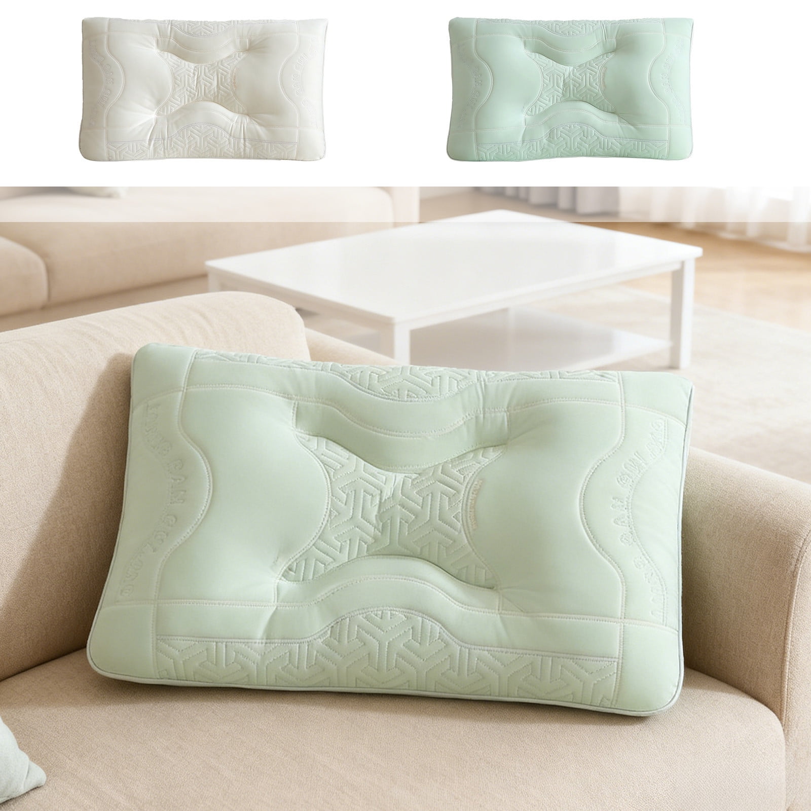 Straight Body Pillow, Full Size Premium Microbead,Side Sleeping