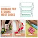 thumbnail image 3 of Zapatero de 4 niveles, fácil de instalar, de tela no tejida, impermeable, organizador de zapatos, zapatero estable, estante para zapatos, botas y pantuflas - Flamenco (verde), 3 of 6