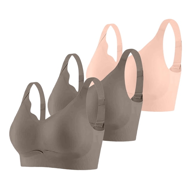 Brasier conjunto de 3 Piezas de Sujetador Deportivo sin Costuras y Cómodo para Mujer, con Soporte Ajustable, para Uso En Casa, Ocio y Entrenamiento Durante Toda La Temporada. Grande