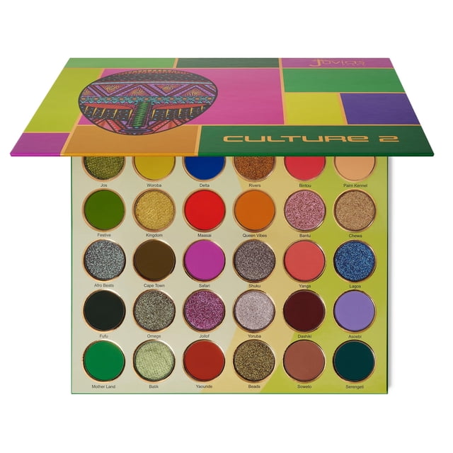 Paleta de sombras de ojos Julia's Place Culture 2 30 colores