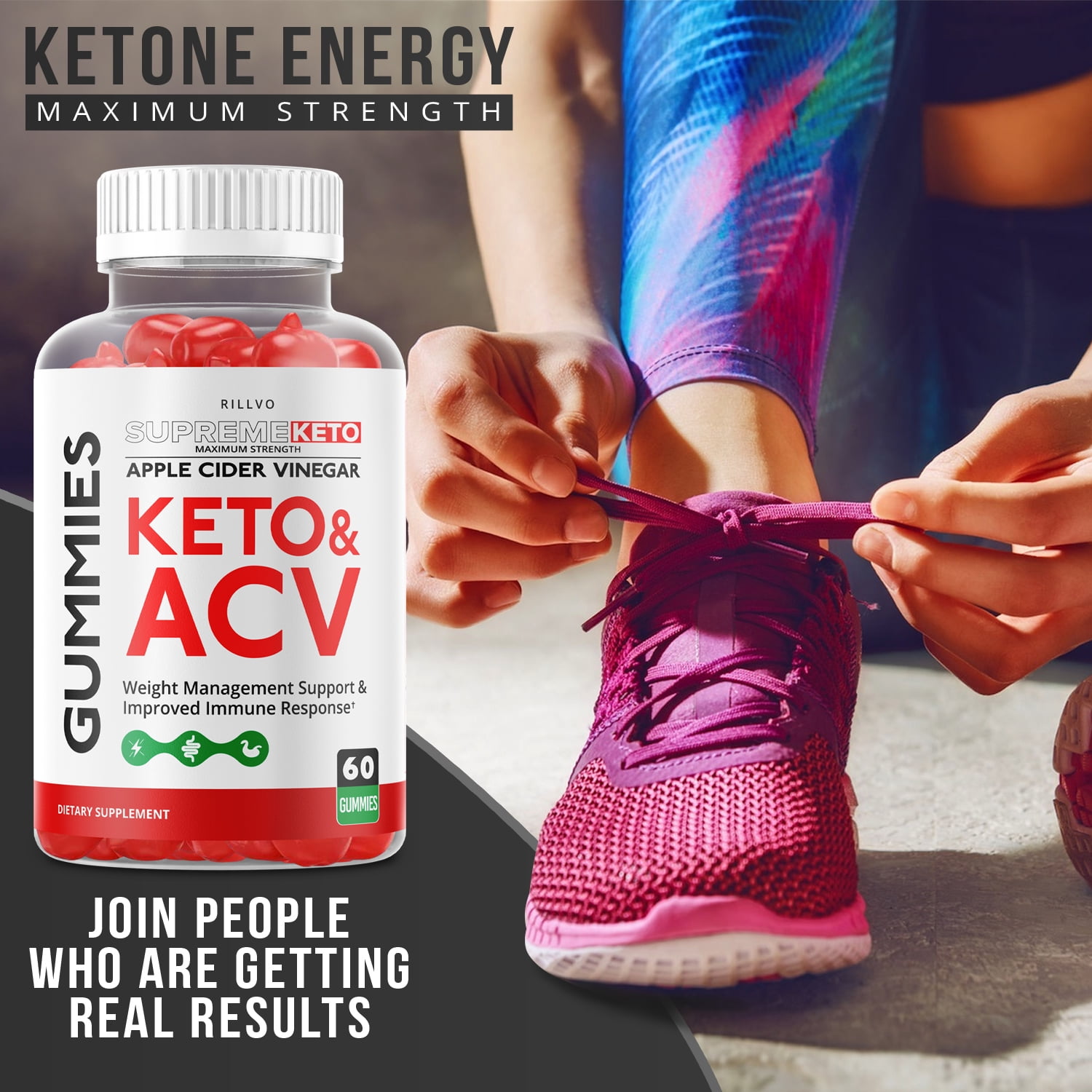 (5 Pack) Supreme Keto Gummies - Supreme Keto ACV Gummy’s - Supplement for Weight Loss - Energy & Focus Boosting Dietary Supplements for Weight Management & Metabolism - 300 Gummies