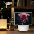 thumbnail image 6 of Haiem Mesmerizing Pink Jellyfish Pattern Acrylic Night Light Gift with 3 Color ModesTouch-Sensitive LED Lamp Perfect Gift for Mother's Day, Birthday, or Christmas, 6 of 9