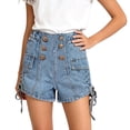 thumbnail image 2 of Amidoa Girls 2 Piece Outfits Summer Clothes Soft Short Sleeve T Shirts and Casual Shorts Kids Clothing Sets Blue Size 8, 2 of 8