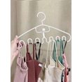 thumbnail image 3 of 3pcs Plastic Clothes Hanger, Minimalist Plain Multifunctional Clothes Hanger For Home, 3 of 5