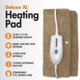 thumbnail image 3 of Thera|Care Extra Large Heating Pad with Moist & Dry Heat | Four-Heat Settings | Soothing Warm Relief, 3 of 12
