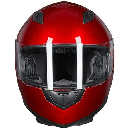 ILM Motorcycle Helmet Full Face with Removable Neck Scarf and Two Visors DOT Approved Motorcross Helmet from S to XL
