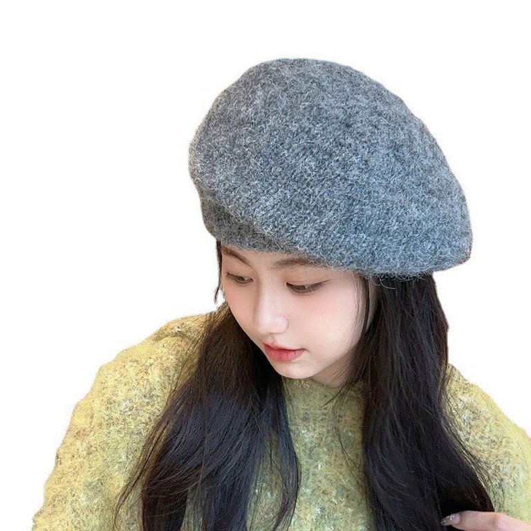 CoCopeanut Women Mohair Berets French Artist Painter Caps  display picture 3