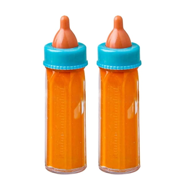 4 Pc Baby Dolls Feeding Bottle Magic Set Disappearing Milk Pretend Play Toy