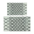 thumbnail image 6 of Sussex Home Non Skid Washable Kitchen Runner Rugs Set of 2 - Ultra-Thin Lattice Area Rugs for Laundry Room, Entryway, Bathroom - Multipurpose Set of 44 x 24 and 31.5 x 20 Inches Floor Mats, 6 of 8