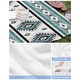 thumbnail image 6 of Turquoise Boho Beach Towels Oversized Super Absorbent, Southwestern Ethnic Aztec Retro Geometric Lightweight Bath Towel Quick Dry Sets For Bathroom/Pool/Rv Camping/Beach Play/Gym Room/Picnic 35"x70", 6 of 8