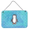 thumbnail image 1 of "Treasures Polkadot Penguin Watercolor Metal Print, 8""H x 12""W, Multicolor" Caroline's Treasures BB7376DS812, 1 of 1