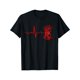 thumbnail image 1 of Gamer Heartbeat Graphic Tee - Soft Medium Stretch Polyester Crew Neck Short Sleeve T-Shirt for Adult Men - Comfy Trendy Alphabets Print Casual Daily Wear for All Seasons with Machine Wash Care, 1 of 6