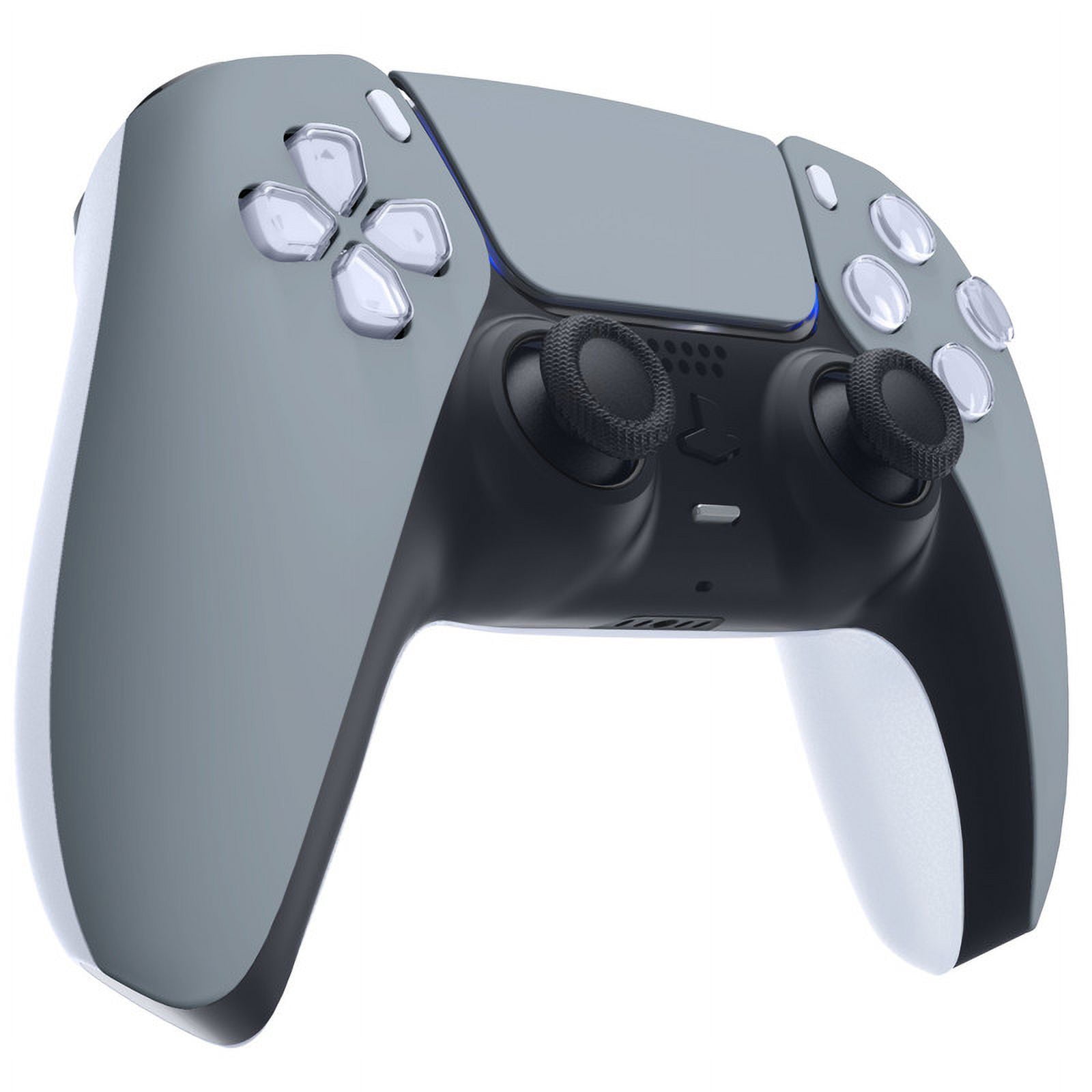 eXtremeRate New Hope Gray Replacement Touchpad Front Housing Shell for ps5 Controller BDM-010/020/030/040