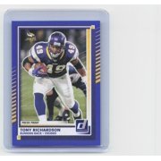 2025 Donruss Tony Richardson #70 Press Proofs Blue Minnesota Vikings Football Card Minnesota Vikings NFL FOOTBALL Trading Card