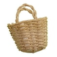 thumbnail image 1 of Miniature Dollhouse Storage Basket with Handle Accessory Vegetable Food Storage, 1 of 10