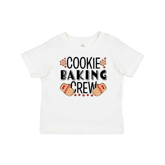 Inktastic Christmas Cookie Baking Crew with Oven Mitts Boys or Girls Baby T-Shirt