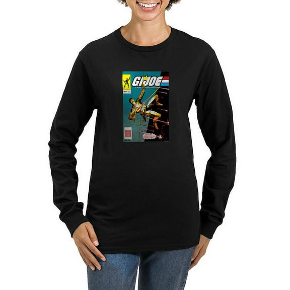CafePress - G.I. Joe Silent Interl Women's Long Sleeve T Shirt - Women's Long Sleeve Graphic Tee Casual Fit