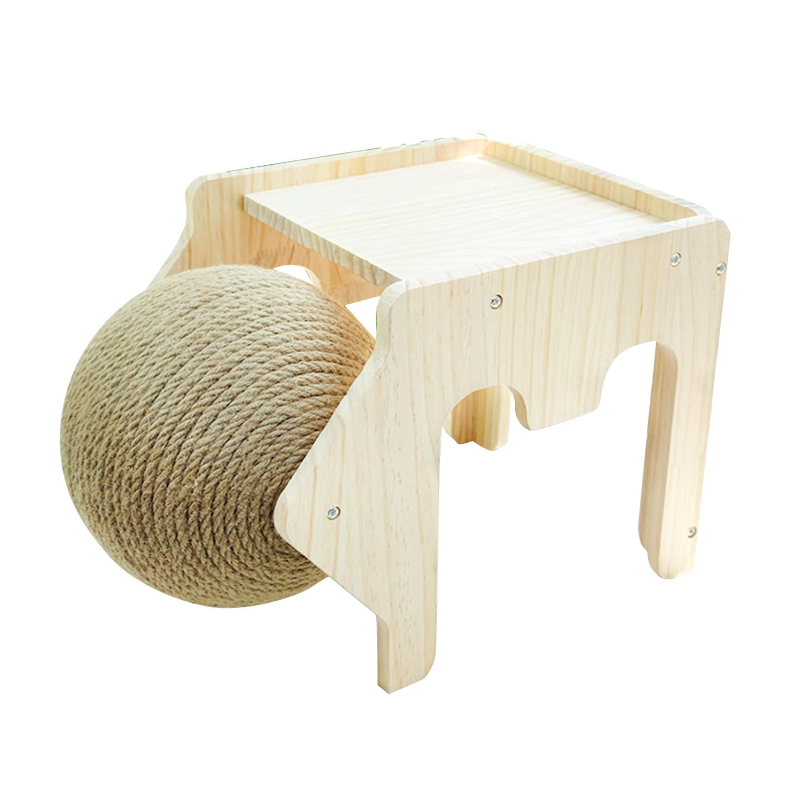 balikha Habitat Decor Sleeping Nest Solid Wood Hamster Hideout Small Pets Activity Toy for Gerbil Hedgehog Hiding F