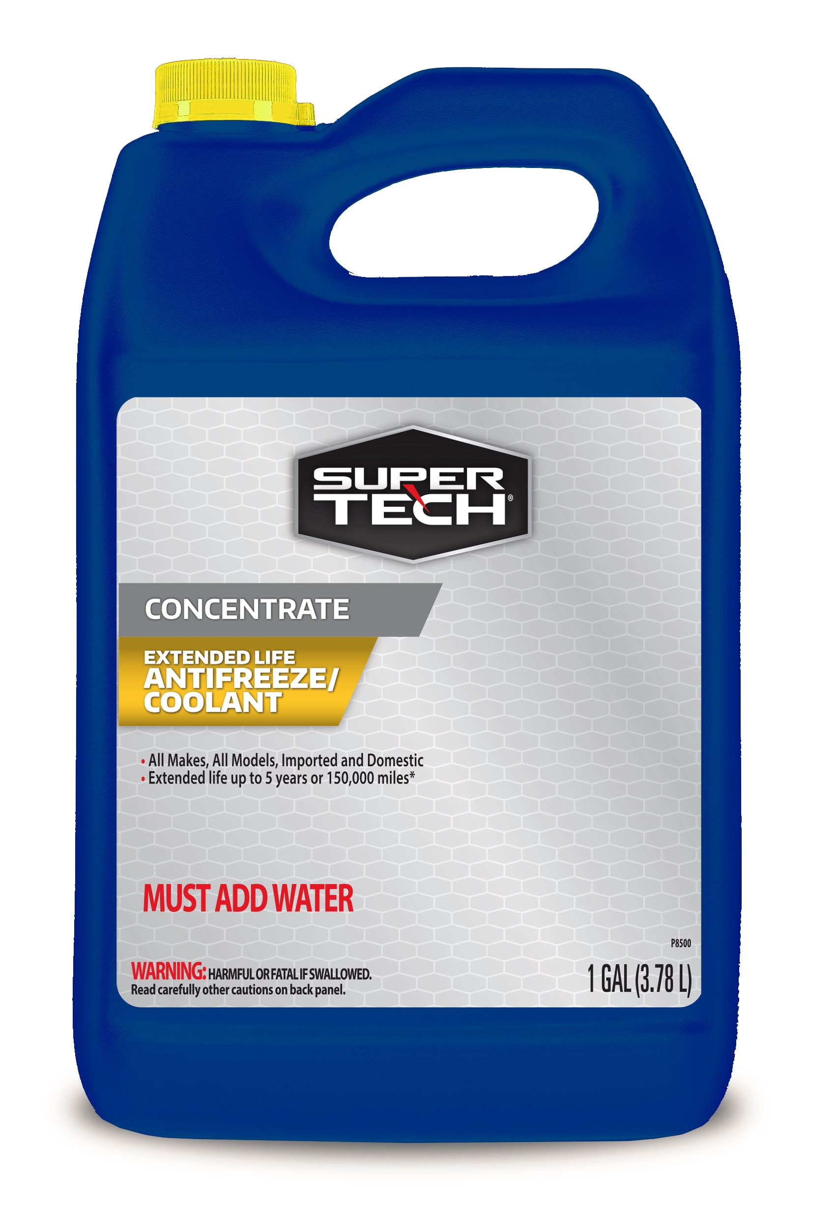 (2 pack) Super Tech Extended Life Concentrate Antifreeze/Coolant, 1-gal