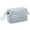 Blue, variant on Gustave Zipper Travel Makeup Bag Double Layer Cosmetic Organizer Portable Waterproof Toiletry Pouch with Brushes Holder, Gray