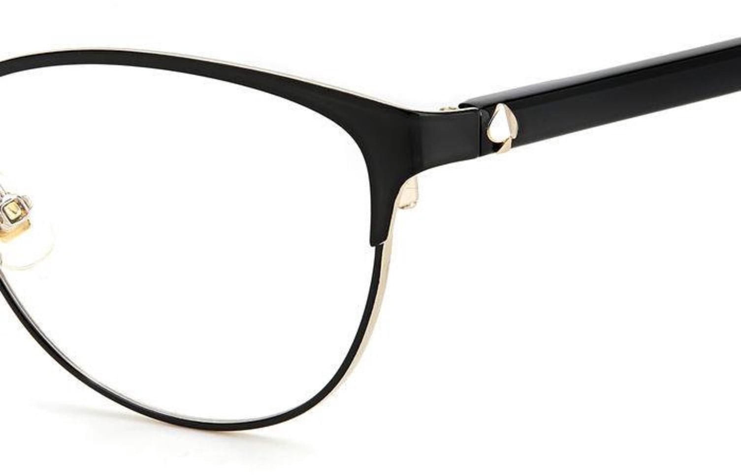 Kate Spade KS Hadlee Metal Womens Oval Eyeglasses Black 52mm Adult