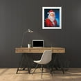thumbnail image 3 of Comish, Susan 26x30 White Modern Wood Framed Museum Art Print Titled - Santa Portrait, 3 of 4