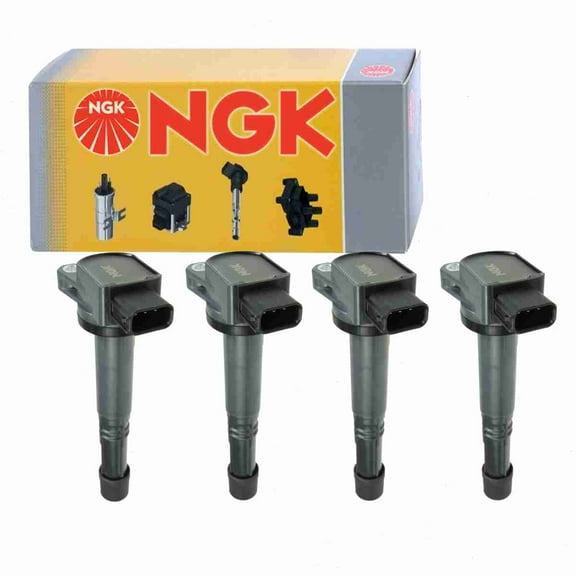4 pc NGK Ignition Coils compatible with Honda Element 2.4L L4 2003-2011