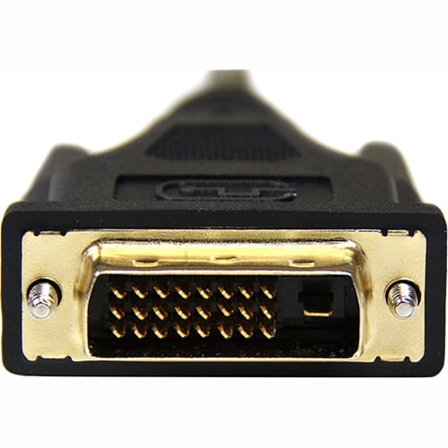 StarTech 1m / 3.28' 19 Pin Mini HDMI Male to DVI-D Male Cable, 30 AWG