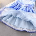 thumbnail image 5 of Toddler Baby Girls Elsa Costume Dress Snow Princess Fancy Party Dresses 12M-5T, 5 of 5