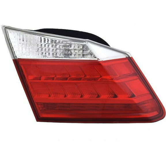 Left Inner Tail Light Assembly - Compatible with 2013 - 2015 Honda Accord Sedan 2014