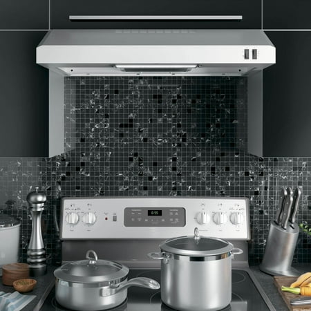 cabinet under hood range vent stainless inch ge hoods kitchen steel convertible speed vents appliances