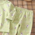 thumbnail image 5 of NOLDARES 2pcs Toddler Infant Baby Boy Fall Winter Clothes Long Sleeve Graphic Sweatshirt Tops Casual Pants Set Outfits Clothing(Green,4-5 Y), 5 of 6
