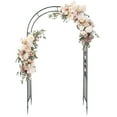 thumbnail image 2 of Zimtown Metal Garden Trellis Arch 7.2 Ft Garden Arbor for Climbing Plant Outdoor Wedding, 2 of 9