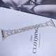 thumbnail image 1 of Adecuado para Apple Watch, Apple Watch SE1-8 Generación, correa de metal con trébol de diamantes de moda, 1 of 6