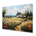 thumbnail image 2 of Designart "Farmhouse Seasons Painting III" Farm Metal Wall Art, 2 of 5