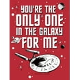 thumbnail image 2 of Men's Star Trek Valentine's Day Your The Only One In The Galaxy For Me  Pull Over Hoodie Red X Large, 2 of 4