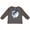 Charcoal, variant on Inktastic Hi- cute shark Boys or Girls Long Sleeve Toddler T-Shirt